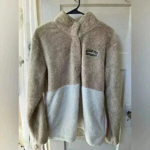 Michigan State University sherpa style fuzzy‎ jacket size large